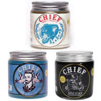 CHIEF SOLID BLACK - Pomade Water Based 120gr/4,2oz / CHIEF SPACE CLAY/ CHIEF CLASSIC/ CHIEF PANTHYBR