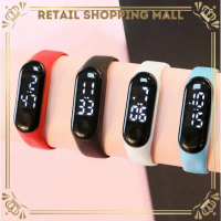 RSM Jam tangan LED Model Polos Silicon 6811 Jam Tangan Digital