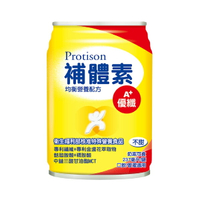 [送2罐]補體素優纖A+ -不甜 (237ml/ 罐，24罐/箱)【杏一】
