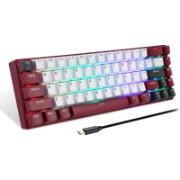 Motospeed Bluetooth Wireless RGB Mechanical Keyboard BK67 無線藍牙機械遊戲鍵盤 青軸