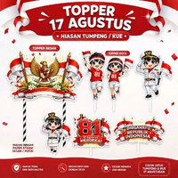 TOPPER KEMERDEKAAN INDONESIA, TOPPER AGUSTUSAN, TOPPER TUMPENG