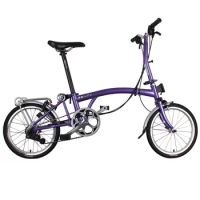 3SIXTY 16 inch Folding Bicycle 6-Speed Shifter Standard Equipment Purple