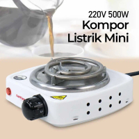 Taffware Kompor Listrik Mini 220V 500W DLD-101B Portable Hot Plate Electric Cooking Stainless Pemana