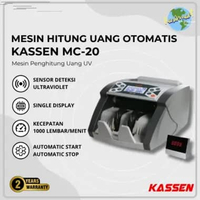 Mesin Hitung Uang Kassen MC20 Money Counter Deteksi Uang Palsu MIX Sensor UV Kassen MC-20