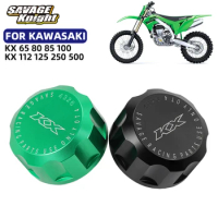 For KAWASAKI KX65 KX80 KX85 KX100 KX112 KX125 KX250 KX500 Rear Brake Fluid Reservoir Cover KX 250 125 65 Motorcycle Accessories