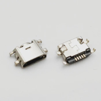 10pcs Micro USB 5pin mini Connector Reverse Heavy plate Mobile Charging port For Xiaomi MAX MI MIX Mobile phone repair parts