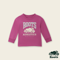 【Roots】Roots 小童- RBA寬版長袖T恤(紫色)