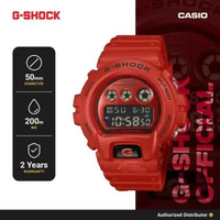 G-Shock DW-6900RRB-4DR Iconic Red Jam Tangan Digital Pria Original Resin Strap