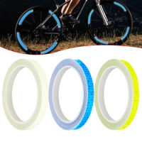 800cm X 1cm Bicycle Reflective Stickers Rim Sticker Reflective Stickers Glow-in-the-dark Mountain Road Bike Wheel Rim Stickers
