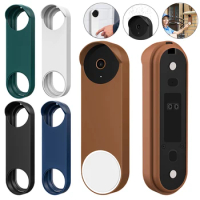 Doorbell Silicone Protective Cover Waterproof UV Weather Resistant Protective Cover for Google Nest Doorbell Skin Case