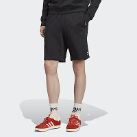 Adidas ESS+ Shorts H [HR8617] 男 短褲 棉褲 亞洲版 運動 休閒 經典 三葉草 舒適 黑