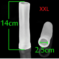 [RWOIAFKJEHUVXHAKUHED-IKSAHAFEBVKXHAUYETV-KXLKAJEUFKSUYEF]Silicone Sleeve Glans Protector Cap for ph