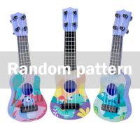 Kids Classical String Instrument Mini Classical Ukulele Guitar Toy Portable Lightweight Safe Party Supplies for Festival Display