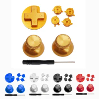 Game Handle Metal Keycap Mushroom Cap Cross Key Screwdriver Kit for Switch Pro Modified Replacement Acceessories Gamepad Keycap