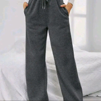 celana baggy sweetpants wanita celana kulot training korean style Sport