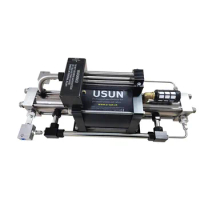 Free shipping USUN Model : GBD40-OL 100-300 Bar double acting air driven oxygen gas booster pump for faster refilling cylinder