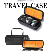 Portable Travel Case Watch Roll 2 Slot 3 Slot Organizers Box Storage Watch Case Black Orange Green k