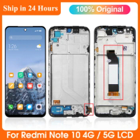 Original For Xiaomi Redmi Note 10 5G LCD Display Touch Screen Digitizer Assembly For Redmi Note10 5G M2103K19G, M2103K19C LCD