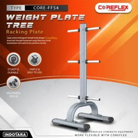 Rak Barbel Weight Plate Tree Kokoh Penyimpanan Beban Gym Coreflex CORE-FF54