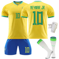 Jersi Brazil 2223 No.10 Neymar No.20 Vinicius No.9 Chalison No.18 Yesus Bola Sepak Lengan Pendek jer