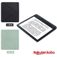 [保護殼組] 樂天 Kobo Sage 8 吋電子書閱讀器+樂天Kobo Sage 原廠皮革磁感應保護殼