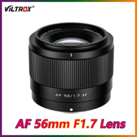 VILTROX 56mm F1.7 Large Aperture Auto Focus Portrait Lens for Fujifilm Nikon Z Mount Cameras Lens for Fujifilm X-T4 T200 X-H2S