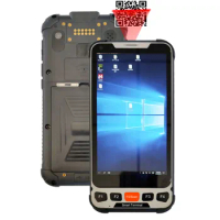 Rugged Tablet 5.5 Inch Windows 10 Pro Handheld Terminal 4G LTE USB 3.0 with 2D Barcode Scanner N4680
