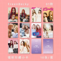 Freenbecky Laser Small Card Peripheral Sticker Photo Postcard Poster Photo Collection Freen Becky