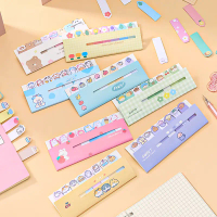 HH-kertas Tempelan Catatan  Lembar Pembatas Buku Karakter Hewan Lucu Plastik Memo Note Paper