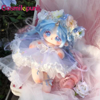 Original Monster Rabbit Lolita Soft Silk Wig Girl Plush 20cm 28cm Doll Body Toy Game Cosplay Anime Bag Accessories Cute W