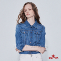 BRAPPERS 女款 短版牛仔外套-淺藍