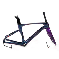 TWITTER Hot sale carbon road disc frame for children teenagers road cyclocross bike frame fit24inch 