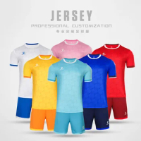 KELME Men's Soccer Jerseys Kid Football UniformsTracksuit Sportswear Customize Football Team Shirt Shorts Soccer Suit 8151ZB1001
