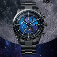 【CITIZEN 星辰】GENTS HAKUTO-R 限定三眼計時電波鈦金屬光動能男錶/42mm(AT8285-68Z)