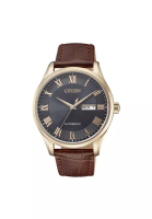 Citizen CITIZEN NH8363-14HB AUTOMATIC ROSE GOLD STAINLESS STEEL BROWN LEATHER STRAP MEN'S WATCH