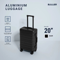 BALLER Koper Aluminium Carry On 20 inch - Koper Kabin Kecil Travelling Dual TSA Lock