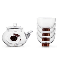 玻璃茶具套裝 家用加厚日式透明功夫茶杯簡約煮茶壺耐高溫泡茶器
