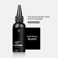 Leather Paint 60ml by Shoeslab | Cat Sepatu Kulit Midsole dan Rubber FREE FINISHER PAINT 60ML Hitam