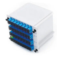 SC/UPC Mini PLC 1X32 splitter Fiber Optical Box 1x32 PLC Fibre Splitter FTTH PLC Splitter Box Single Mode