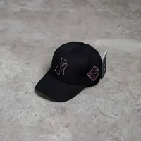 Topi MLB NY YANKEES OUTLINE ROSE GOLD BLACK CAP 100% ORIGINAL