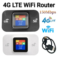 H807Pro 4G LTE Router Wireless Wifi Router 150Mbps Pocket Mifi Modem Sim Card Slot Mobile Wifi Hotspot 3650mAh for Outdoor Car