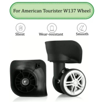 For American Tourister W137 Universal Wheel Trolley Case Wheel Replacement Luggage Pulley Sliding Casters wear-resistant Repair