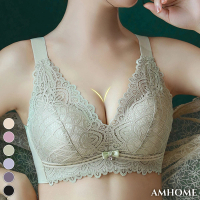 【Amhome】薄款內衣女嬰兒棉胸聚攏上托調整型收副乳無鋼圈胸罩#115763(6色)
