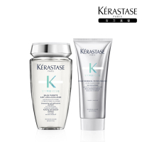 【KERASTASE 巴黎卡詩】極淨平衡頭皮淨化組(洗髮精+頭皮凝露/抗屑/控油)