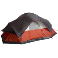 Coleman 8-Person Camping Tent,Rainfly, Adjustable Ventilation, Storage Pockets, Carry Bag, &amp; Quick Setup Freight free