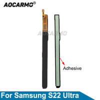 Aocarmo Stylus Touch S Pen Flex Cable Wireless Induction Coil With Plastic Plate And Adhesive For Samsung Galaxy S22 Ultra S22U