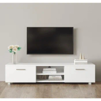 TV Stand, TV Entertainment Center for Living Room Low Profile Modern TV Media Console with Storage Simple, TVs Cabinet