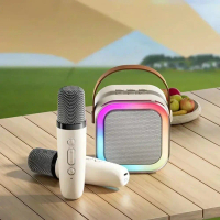 Quà sinh nhật Âm thanh Bluetooth Máy Karaoke Mini lớp 12 với 1/2 Micro không dây Loa Bluetooth di độ