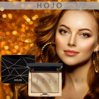 HOJO Glitter Highlighter Pallette Waterproof Highlighter & BRONZER Original Powder Make up Palette