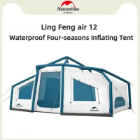 Naturehike Air 12.0 Lightweight Inflatable Tent 3-4 Person Camping Tent New Outdoor Travel Portable Waterproof Tent With Pump